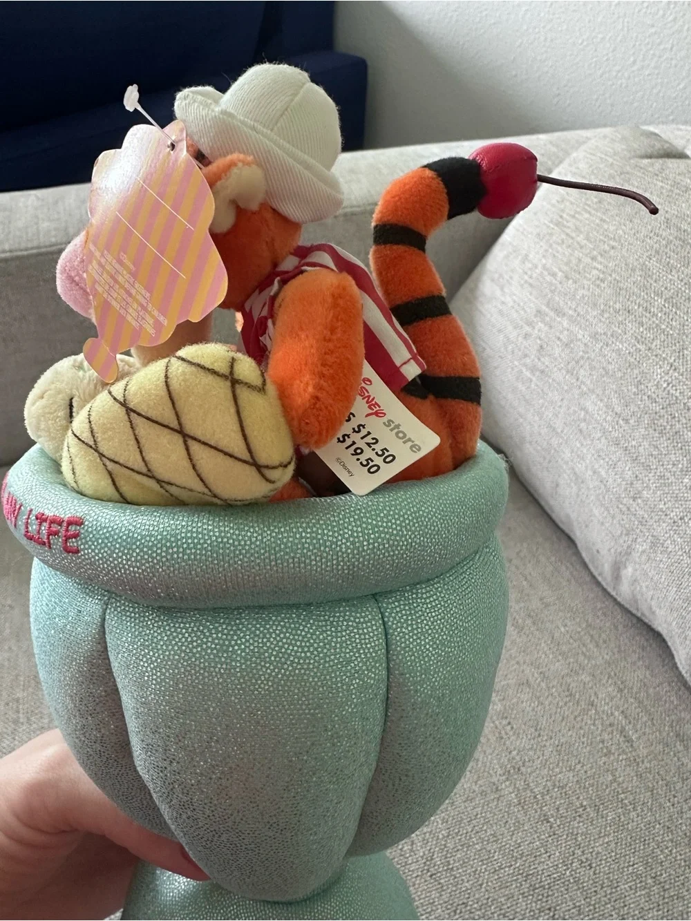 Disney Store Retired Sweet Shoppe You’re The Sprinkles In My Life” Tigger Sundae
